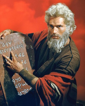 Moses (Charlton Heston) & the Ten Commandments